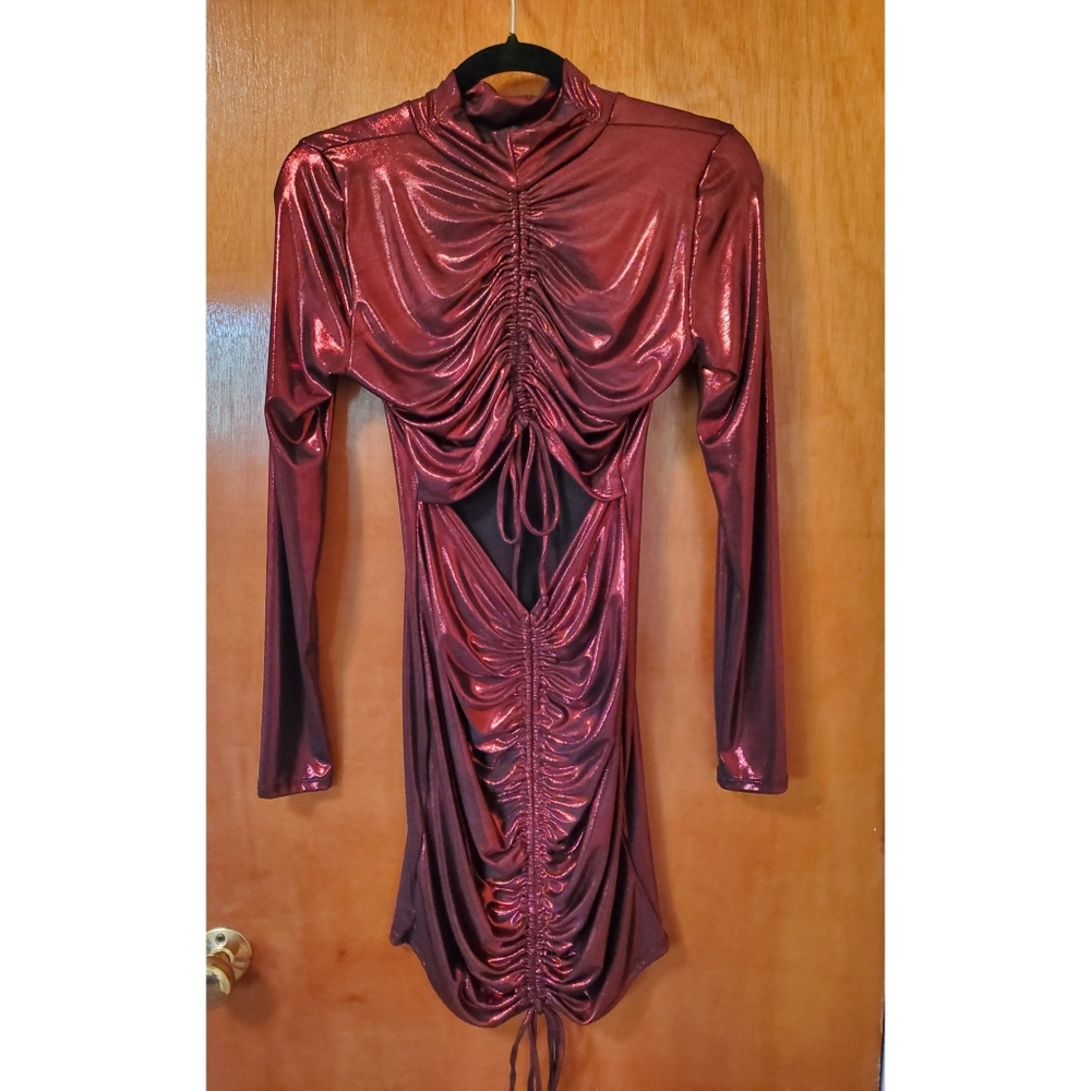 Red Body-Con Dress